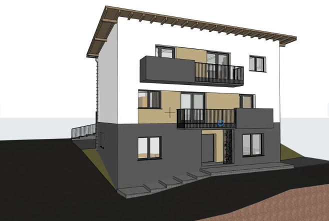 Apartamente bloc tip vila