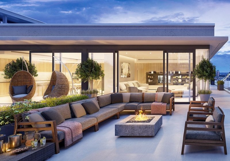 Penthouse 90 mp si 80 mp terasa